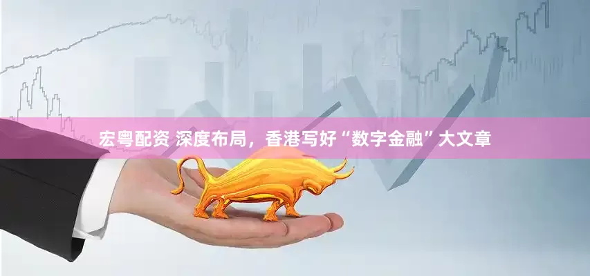 宏粤配资 深度布局，香港写好“数字金融”大文章