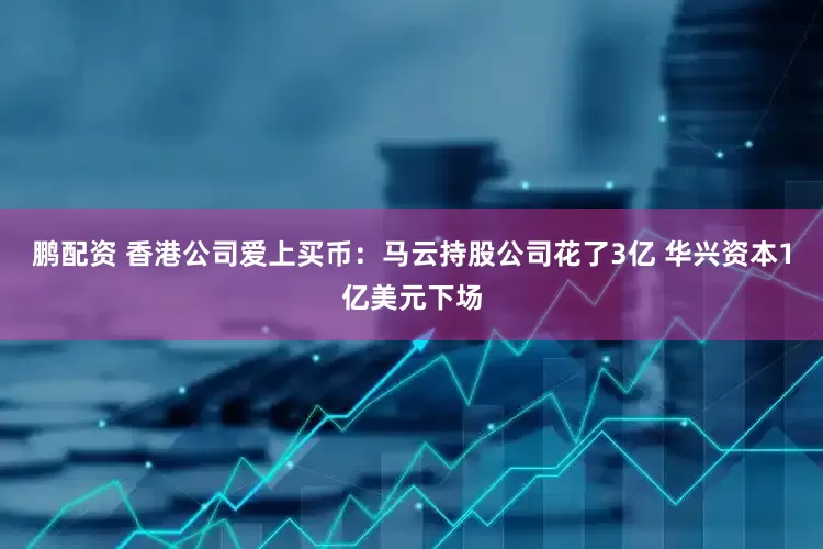 鹏配资 香港公司爱上买币：马云持股公司花了3亿 华兴资本1亿美元下场